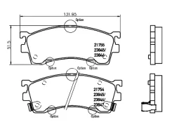 ������� ��������� �������� Mazda Premacy CP 1998-2001, Premacy CP 2001-2005, 323 BJ 1998-2000, 323 BJ 2000-2003, 626 GF 1997-1999, 626 GF 1999-2002 Ni...