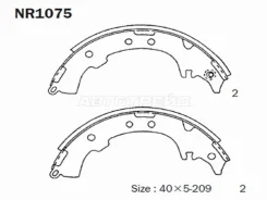 ������� ��������� Akebono NR1075 NR1075 ����