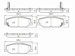 ������� ��������� (�������) Suzuki Jimny 18- / Jimny Sierra 18- SAT ST-28-0314, �������� ST280314 ����