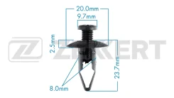 ������ ��������� KJ-709/BE-1345 Zekkert (������� �� 1 ��. ) Mazda, MMC, Nissan BE1345 ����
