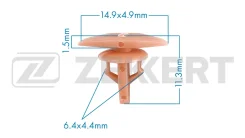 ������ ��������� BE-3244 91530-SP1-003 (������� �� 1 ��. ) (Zekkert) BE3244 ����