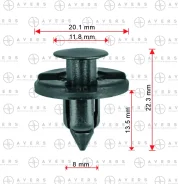������ ��������� KJ-826/BE-2195 01553-09321 (������� �� 1 ��. ) (Avers) MR328954 ����