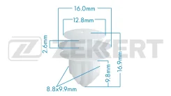 ������ ��������� BE-3115 Zekkert (������� �� 1 ��. ) Honda, Toyota BE3115 ����