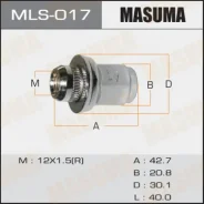 ����� ������ ����� MLS-017 12x1.5 L=42.3 ��� ����=21��, �������, � ������ D=30 (Masuma) MLS017 ����