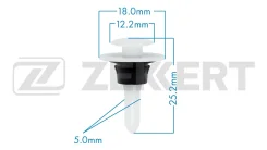 ������ ��������� BE-2922 ���� Zekkert (������� �� 1 ��. ) VAG BE2922 ����