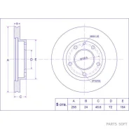 ���� ��������� /�������� /TI-GUAR ��� Mazda Premacy 1999-2005 Capella 1994-; 258/ 24��; TG-GA4Y-33-25X PD3518064S 10726 0986478227 09558411 Tiguar TGG...