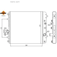 �������� ������� ���������� OPEL Agila 1.2 00- NRF 53824A - 53824A ����
