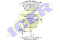 ������� ��������� �������� ������, AUDI: A4 03-04, A4 04-, A4 Avant 03-04, A4 Avant 04-, A4 04-, A6 04-, A6 Avant 05- Icer 181654 181654 ����