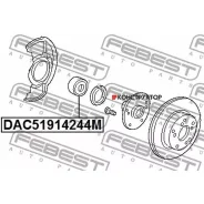 ��������� ��������� 51x91x42x44 | ����� ����/��� | Febest DAC51914244M DAC51914244M ����
