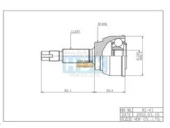 ���� �������� /�������� HDK ��� Nissan K10 1989-1992; NI-041; 3910124B00 HDK NI041 NI041 ����