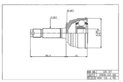 ���� �������� /�������� ������ /����� HDK ��� Move 2006-; 29*47*24; DA-037; 43410B2660 43410B2341 43410B2550 HDK DA037 DA037 ����