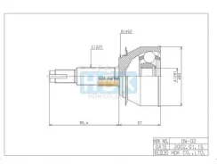 ���� �������� /�������� ������ /����� HDK ��� Lanos Nexia 2001-; 29*52*22; DW-002; 26010773 26013813 510734 HDK DW002 DW002 ����