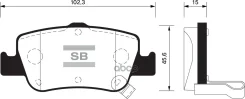 ������� ��������� ��������, ������ Sangsin Brake SP1501 SP1501 ����