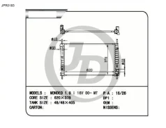 �������� ��������� MT ������ ������ ��� - ������ FO Mondeo 01- JD JPR0183 JPR0183 ����