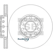 ���� ��������� (�������) Audi A4 99-09 / A6 94-08 Sangsin Brake SD5421, �������� SD5421 ����