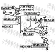 ���� � ������������ ����������� | ����/��� | Febest 0429-008-KIT 0429008KIT ����