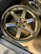 RAYS Volk Racing TE37 Saga S-plus. 9.5/9.5x18", 5x114.3, ET12/22, �� 73,3���. ����