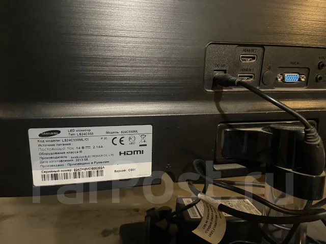 Samsung. 24", ���������� �� (LCD, LED, QLED) ����