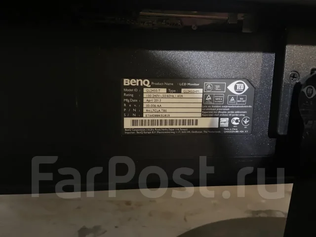 BenQ. 24", ���������� �� (LCD, LED, QLED) ����