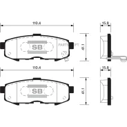 ������� ���������, ������ Sangsin Brake SP1520 SP1520 ����