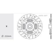 ���� ��������� Mitsubishi Delica 89-07 / L200 86-96 (215,00/ 145.00) Valeo PHC MB10 MB10 ����