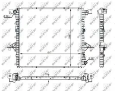 �������� ���������� (Amarok) NRF 59145 ������ 2H0121253A 59145 ����