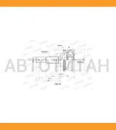 ���� ������� 27/25 ABS 44 | ����� ����/��� | Nissan�Bluebird�(T72�, ��T12)��1989. �02- 320169A ����