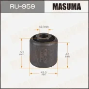 ����������� Masuma BMW X5 (E70) 06-19 front RU-959 RU959 ����