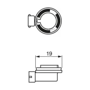 ����� H11 12V 55W PGJ19-2 Longlife Bosch 1987302085 1987302085 ����