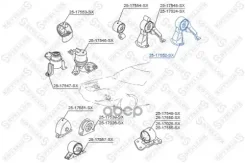 ������� ��������� ������ Mitsubishi Lancer CS 2000-2009 Stellox ���. 2517552SX 2517552SX ����