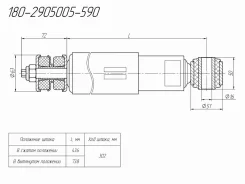 ����������� ��������� ����� Rostar 1802905005590 ���-���� (435/745 ������ 16x50 / ���� 14x67) ��� Iveco Stralis / EuroTech / EuroStar (���: 41033038...