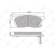 ������� ��������� �������� LYNXauto ��������, �������� �� ��� (4 ��), ���. BD-3412 BD3412 ����