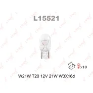 ����� LYNXauto W21W (W3x16d, T20), 12�, 21��, 1 ��, ���. L15521 ��������� �� �������� 10 �� L15521 ����