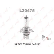 ����� ���������� Lynxauto H4 (P43t, T16), 24�, 75/70��, 3200�, 1 ��, ���. L20475 L20475 ����