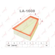 ������ ��������� LYNXauto, ���. LA-1608 LA1608 ����