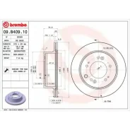 ���� ��������� Brembo, ���. 09B40910 ��������� �� �������� 2 �� 09B40910 ����