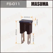 �������������� ������������� Masuma, ���������, ���� (PAL S1041-1/FJ14), ���������, 140�, �������� 12 ��, ���. FS-011 ��������� �� �������� 12 �� FS01...