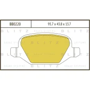 ������� ��������� �������� Blitz, ������, �������� �� ��� (4 ��), ���. BB0220 BB0220 ����