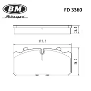 ������� ��������� �������� BM, ��������, �������� �� ��� (4 ��), ���. FD 3360 FD3360 ����