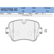 ������� ��������� �������� Jeenice, ������, �������� �� ��� (4 ��), ���. WS2758.00 WS275800 ����