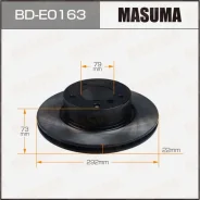 ���� ��������� Masuma, ��������, ������/�����, ��� BMW 3-Series (E90), 1 ��, ���. BD-E0163 ��������� �� �������� 2 �� BDE0163 ����