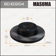 ���� ��������� Masuma, ��������, ������/�����, ��� BMW 1-Series (F31) / 3-Series (F3), 1 ��, ���. BD-E0204 BDE0204 ����