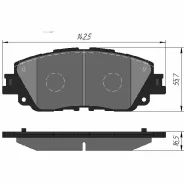 ������� ��������� �������� Febest, ��������, �������� �� ��� (4 ��), ���. 0101-GSV70F 0101GSV70F ����