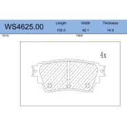 ������� ��������� �������� Jeenice, ������, �������� �� ��� (4 ��), ���. WS4625.00 WS462500 ����