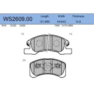 ������� ��������� �������� Jeenice, ��������, �������� �� ��� (4 ��), ���. WS2609.00 WS260900 ����