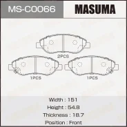 ������� ��������� �������� Masuma, ��������, ��� Opel Corsa-D, �������� �� ��� (4 ��), ���. MS-C0066 MSC0066 ����