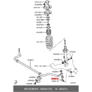 ������ ������������� (����) Mitsubishi, ��������, �����, ���. 4056A192 4056A192 ����