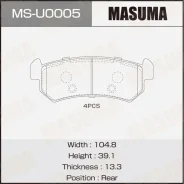 ������� ��������� �������� Masuma, ������, �������� �� ��� (4 ��), ���. MS-U0005 MSU0005 ����