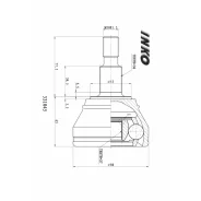 ���� INKO, ��������, ��������, 36x27��, ���. 331045 331045 ����