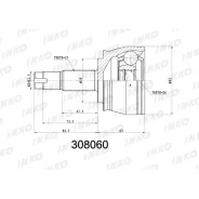 ���� INKO, ��������, ��������, 25x26��, ���. 308060 308060 ����